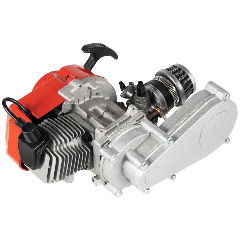 49CC 2Stroke Engine Motor 48mph Pull Start Mini Motor AirCooled Racing Engine Gasoline Engine Motor for Pocket Bikes Mini Dirt Bikes ATVs or Scooters USA Stock
